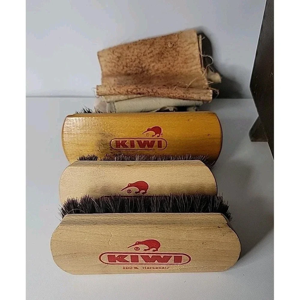 Vintage Kiwi Hand Crafted Shoe Groomer Kit
